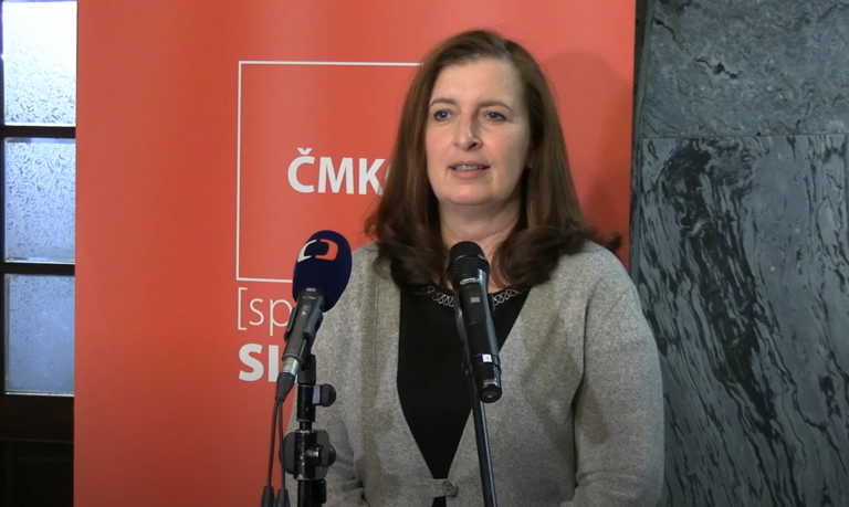 Radka Sokolová po jednání Rady ČMKOS