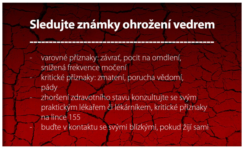 Dehydratace_Sledujte známky ohrožení