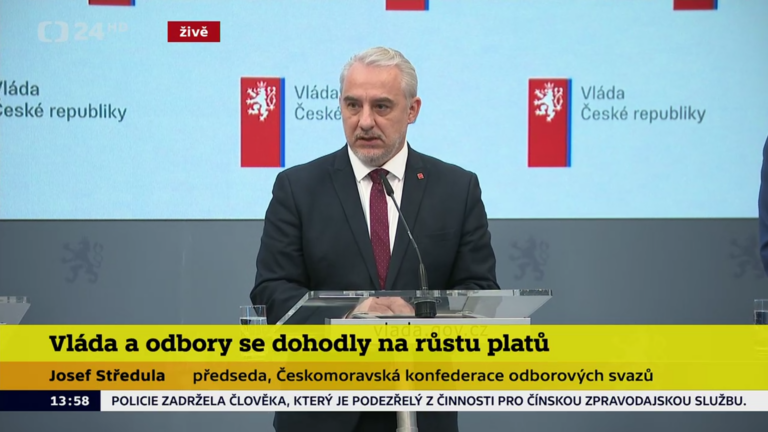 Vybojováno! Odbory ČMKOS dohodly s vládou růst platů až o 10 procent