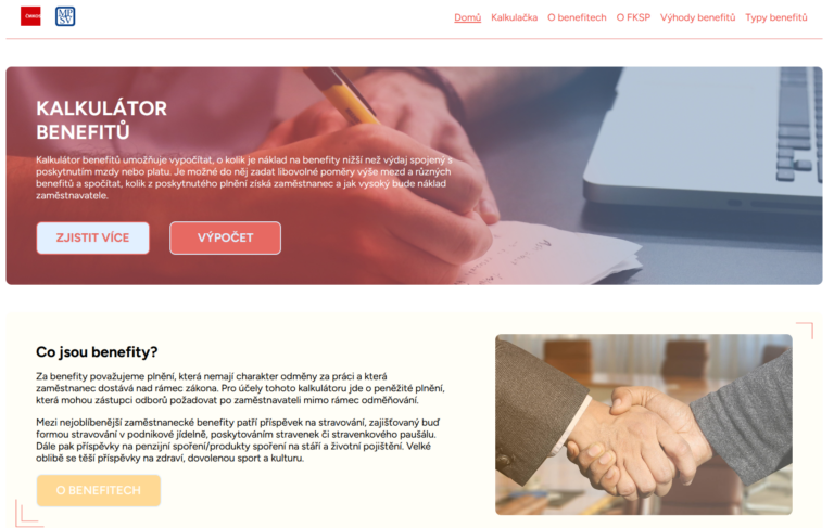 Aktualizovaný online kalkulátor benefitů. Přehledný nástroj pro odbory