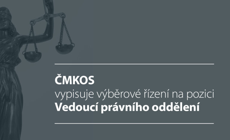 ČMKOS hledá vedoucího právního oddělení. Práce, která má skutečný dopad