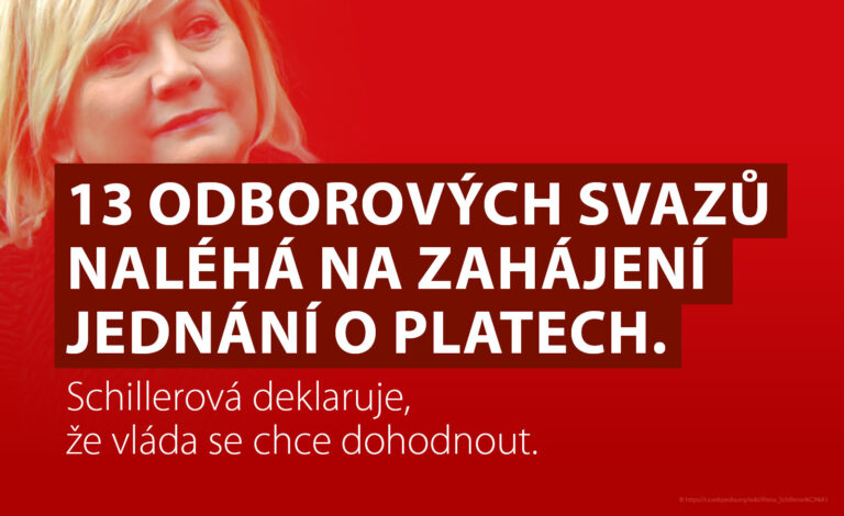 Posune se konečně jednání o valorizaci platů? Po tlaku odborů vláda deklaruje vůli jednat