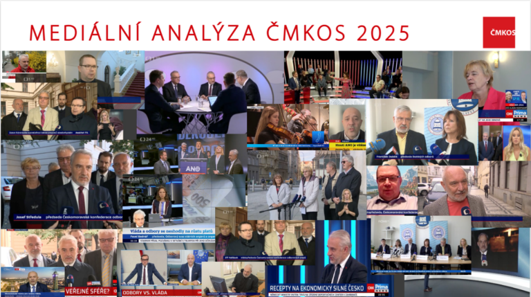 ČMKOS v médiích v roce 2025. Čísla potvrzují váhu odborů ve veřejné diskuzi